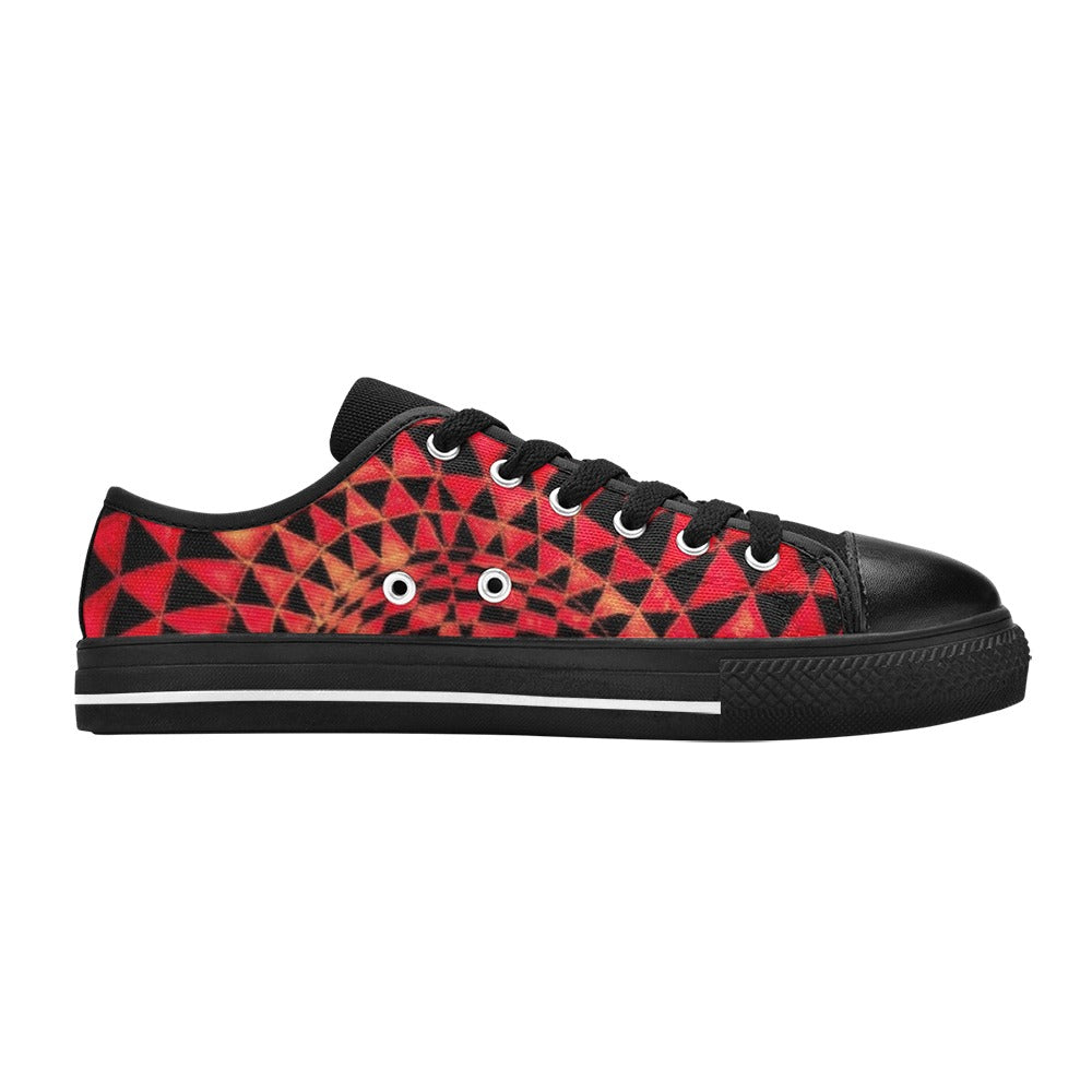 Moonga Stone Aquila Canvas Kid's Shoes (Big Kid) (Model 018)