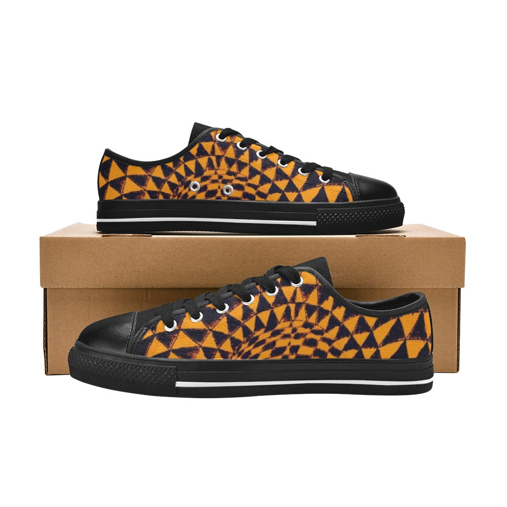 Clinohumite New Sizes Aquila Canvas Men's Shoes (Model 018)
