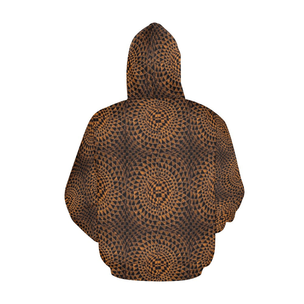 Tiger Iron Men's All Over Print Hoodie (USA Size) (Model H13)