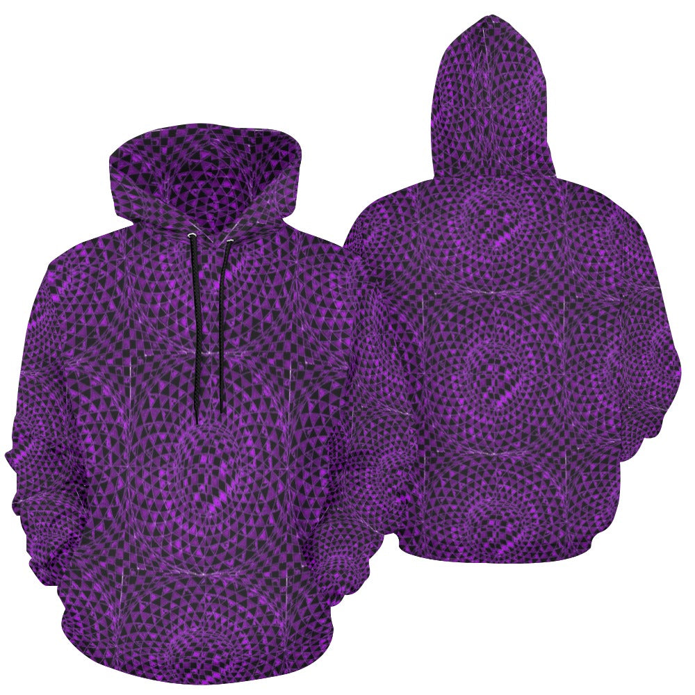 Sugilite Women's All Over Print Hoodie (USA Size) (Model H13)