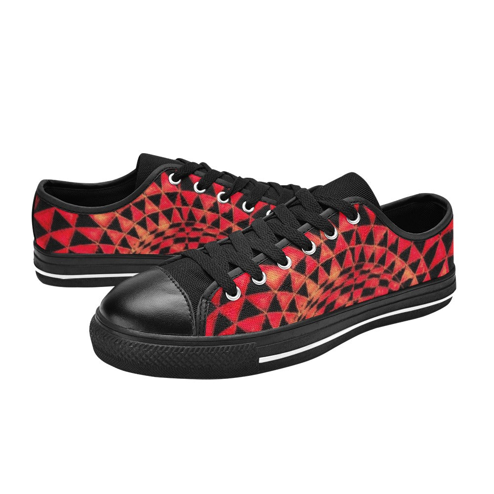 Moonga Stone Aquila Canvas Kid's Shoes (Big Kid) (Model 018)