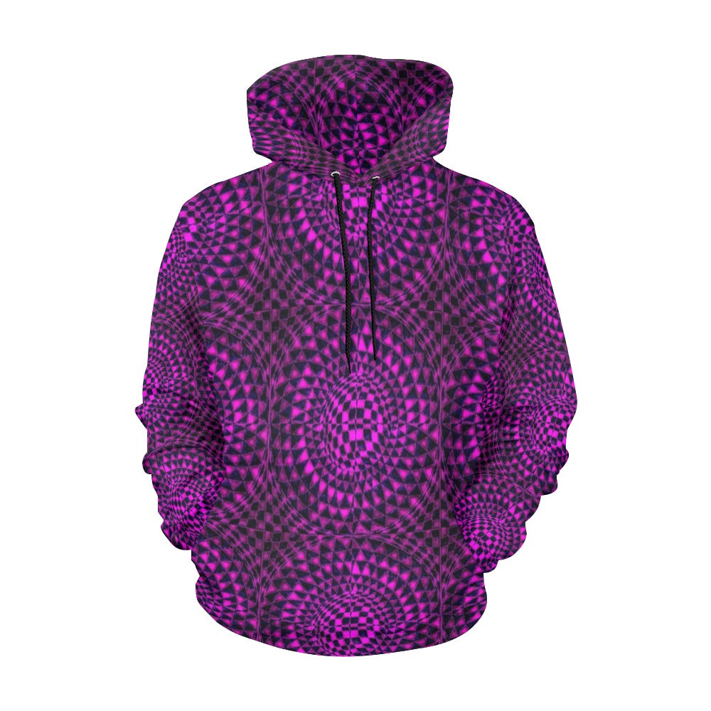 Erythrite Women's All Over Print Hoodie (USA Size) (Model H13)