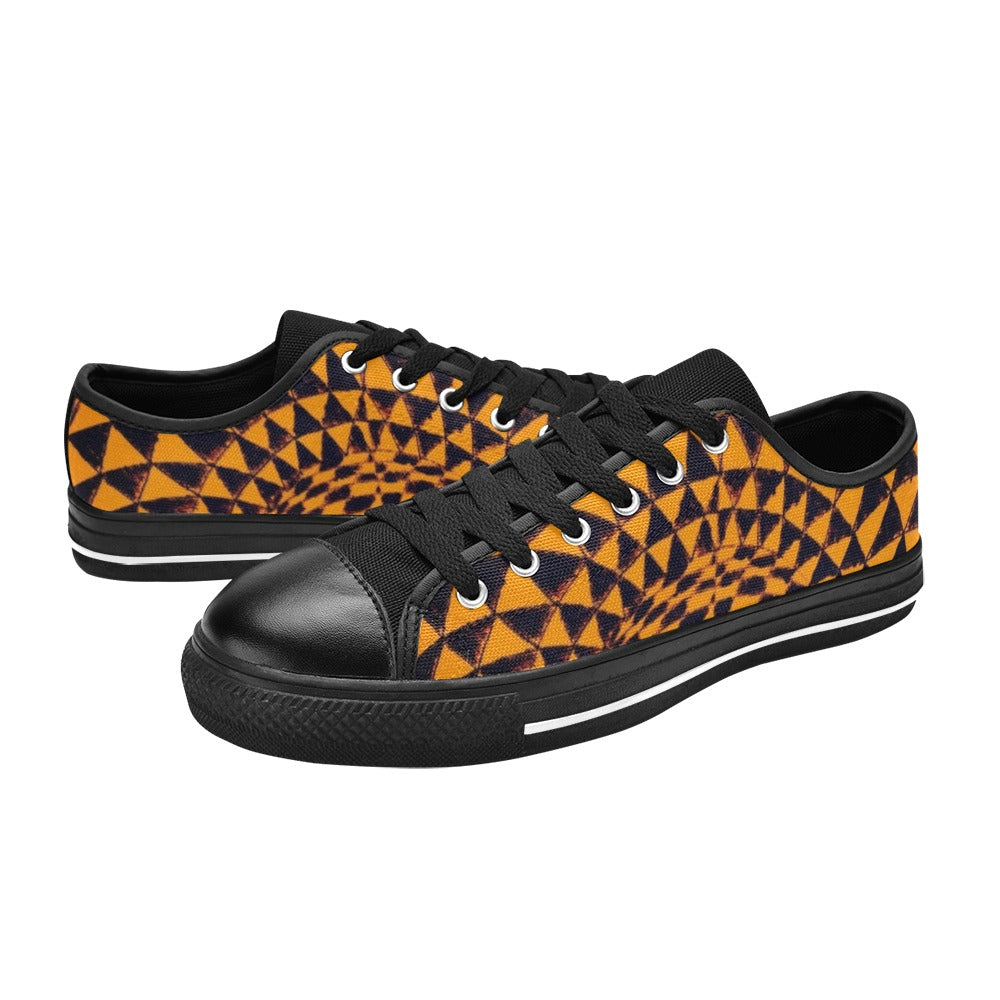 Clinohumite Aquila Canvas Kid's Shoes (Big Kid) (Model 018)