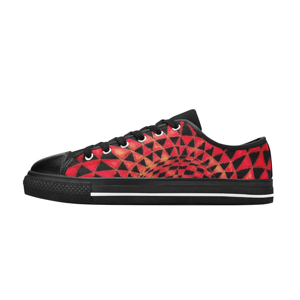Moonga Stone Aquila Canvas Kid's Shoes (Big Kid) (Model 018)