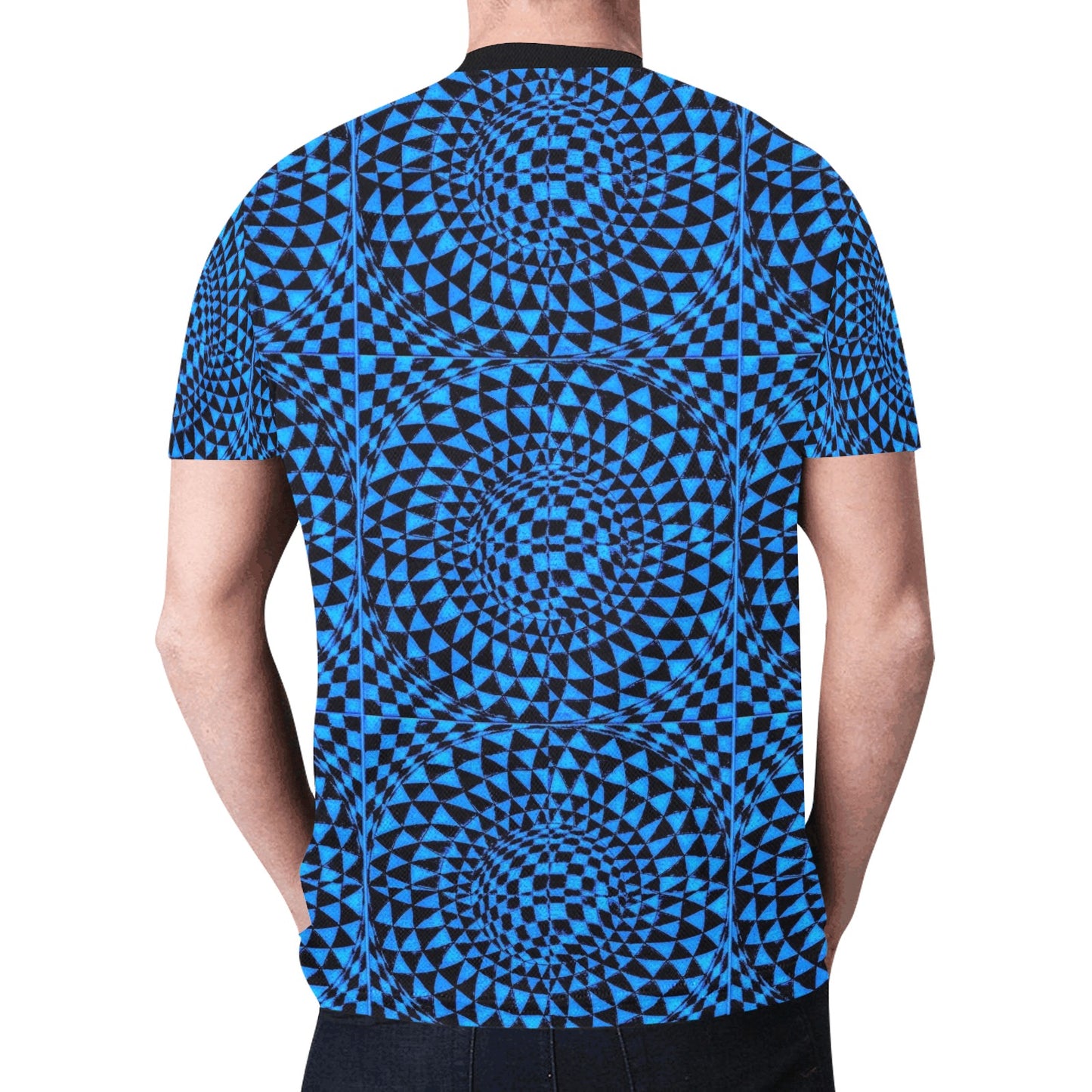 Chalcedony Men's All Over Print Mesh T-shirt (Model T45)