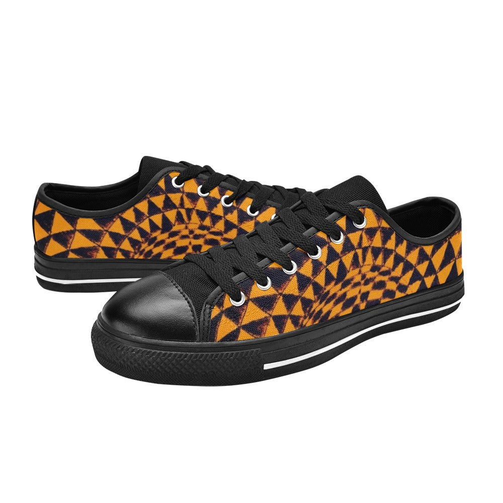 Clinohumite New Sizes Aquila Canvas Men's Shoes (Model 018)