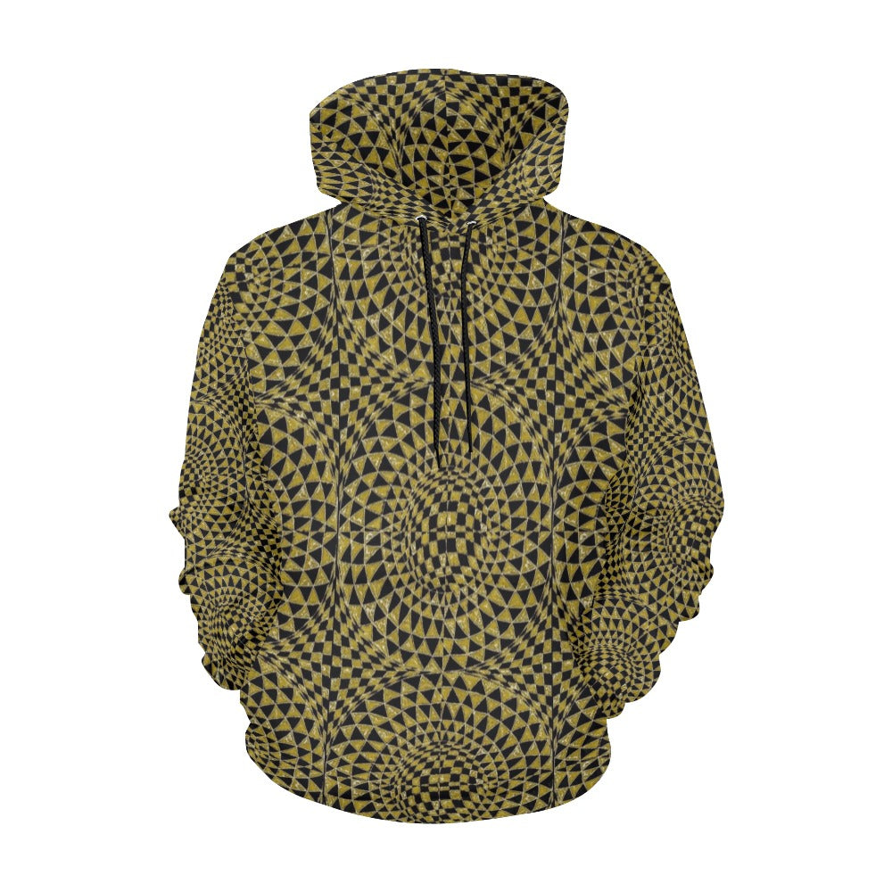 Pyrite Women's All Over Print Hoodie (USA Size) (Model H13)