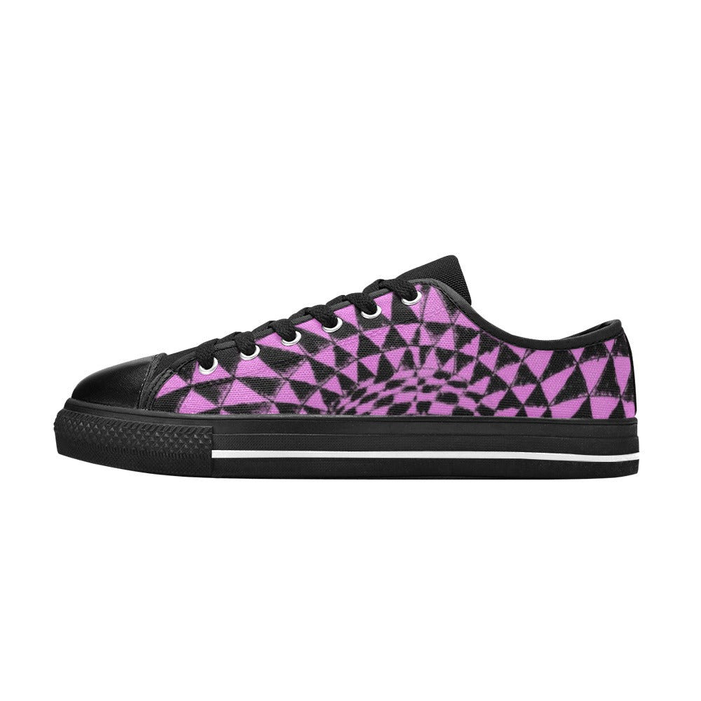 Amethyst Aquila Canvas Kid's Shoes (Big Kid) (Model 018)