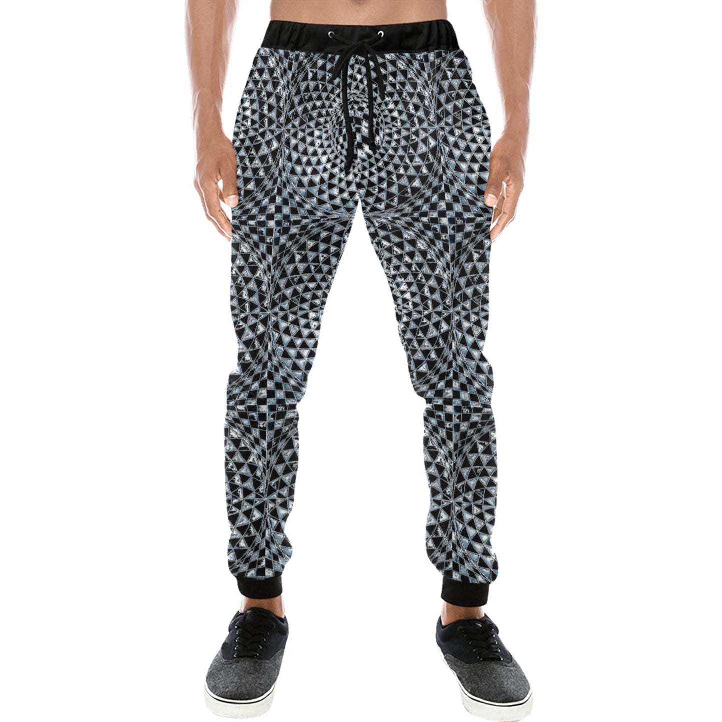 Snowflake Obsidian Casual Baggy Slacks (Model L11)
