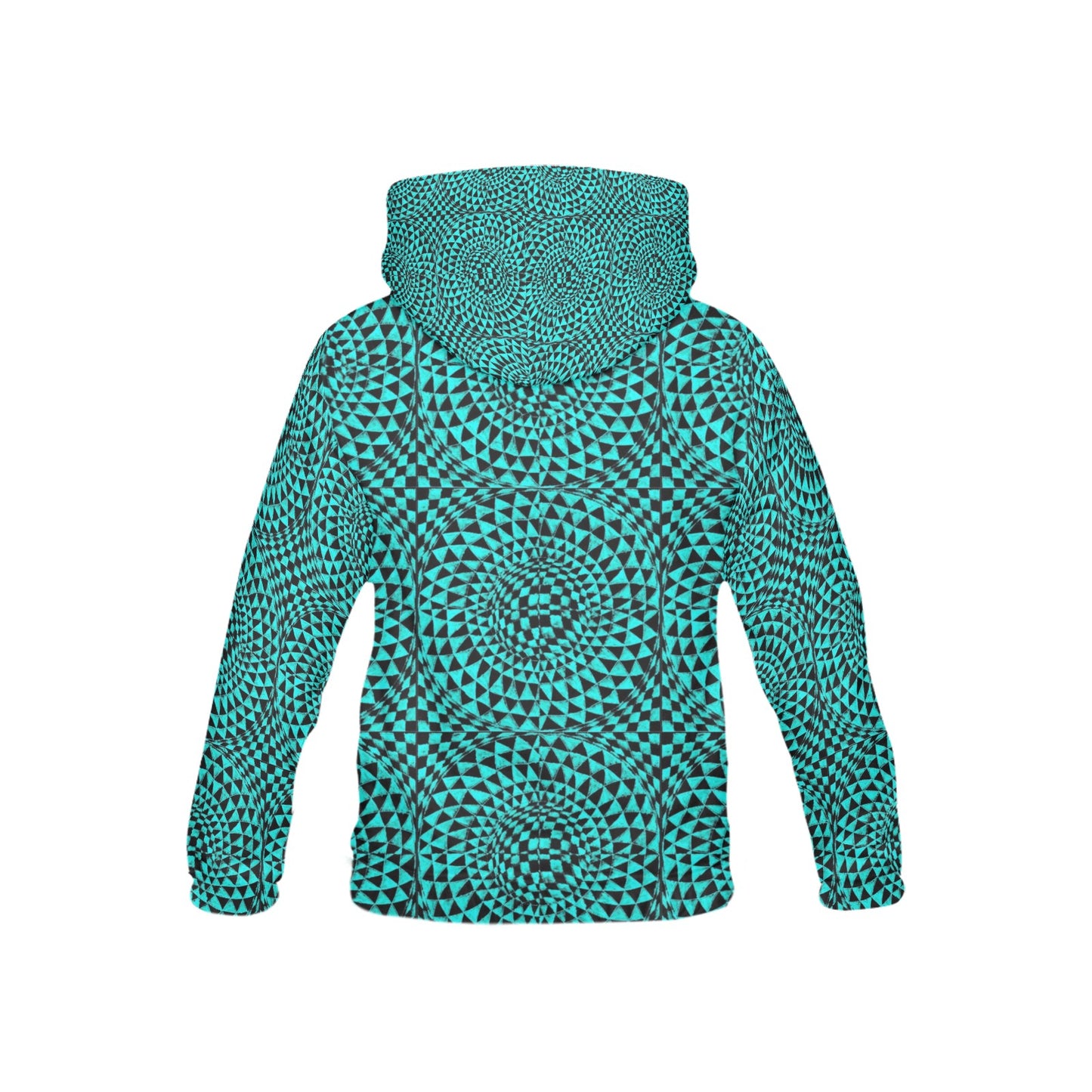 Aquamarine Youth All Over Print Hoodie (USA Size) (Model H13)