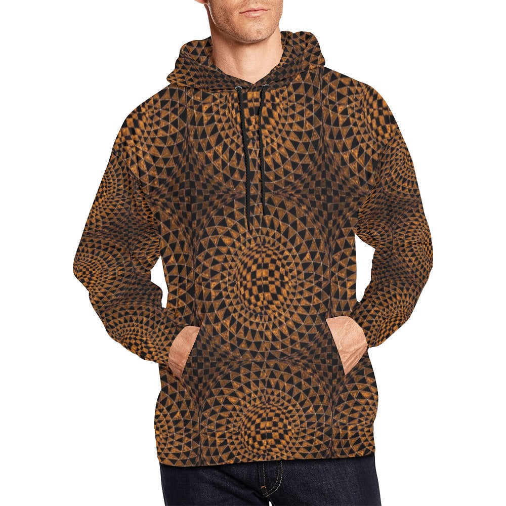 Tiger Iron Men's All Over Print Hoodie (USA Size) (Model H13)