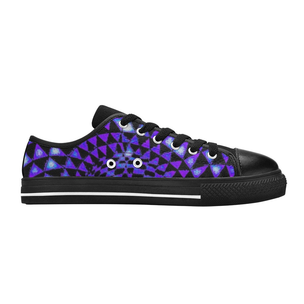 Tanzanite Aquila Canvas Kid's Shoes (Big Kid) (Model 018)