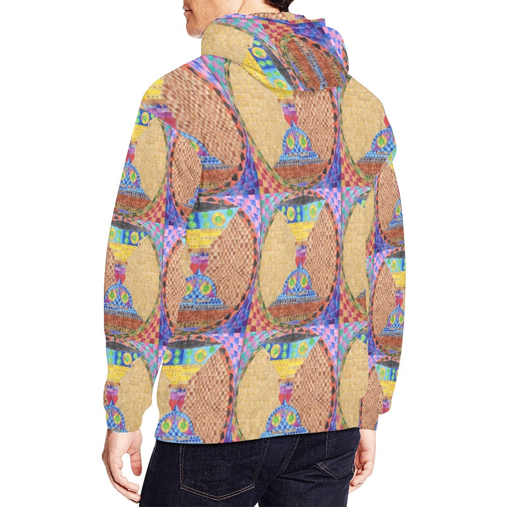 Royal Priesthood Men's All Over Print Hoodie (USA Size) (Model H13)