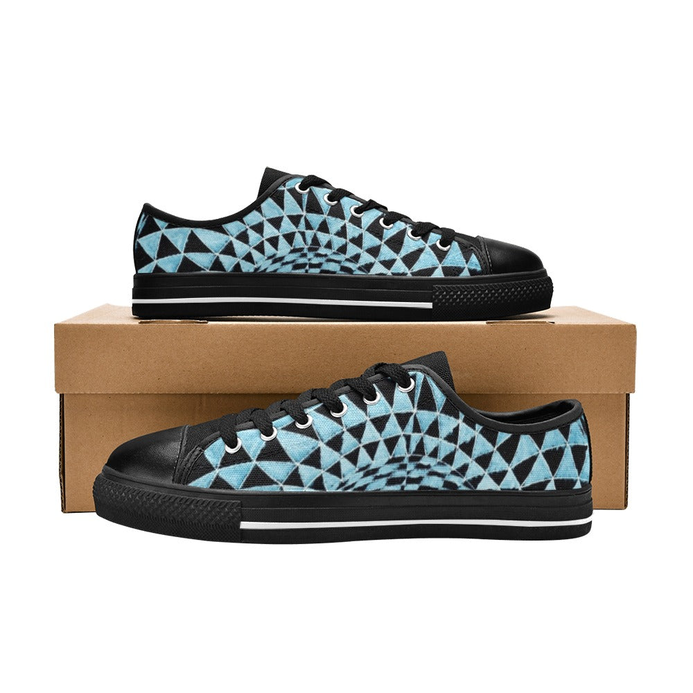Celestine Aquila Canvas Women's Shoes (Model 018)