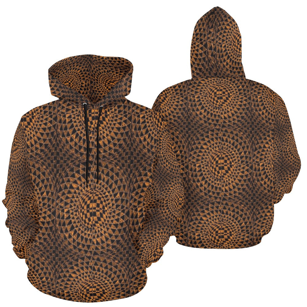 Tiger Iron Men's All Over Print Hoodie (USA Size) (Model H13)