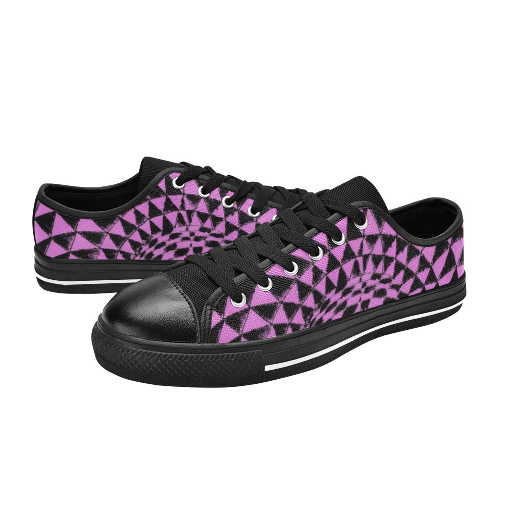 Amethyst Aquila Canvas Kid's Shoes (Big Kid) (Model 018)