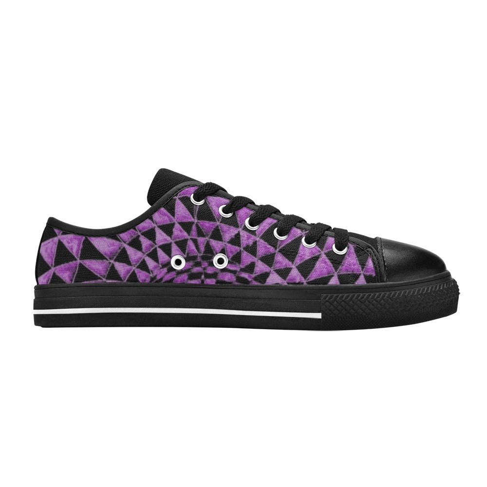 Lepidolite Aquila Canvas Women's Shoes (Model 018)