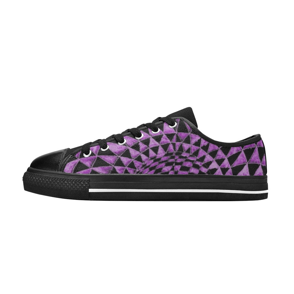 Lepidolite Aquila Canvas Women's Shoes (Model 018)