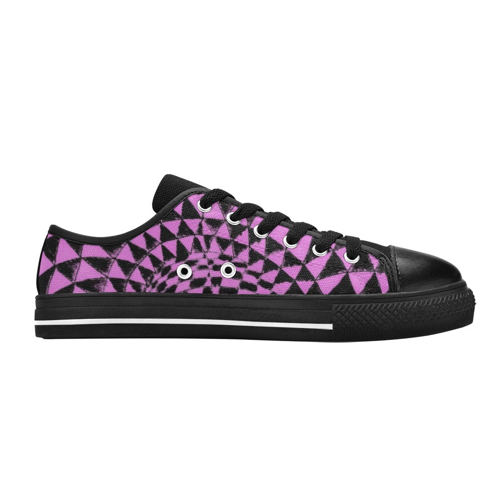 Amethyst Aquila Canvas Kid's Shoes (Big Kid) (Model 018)