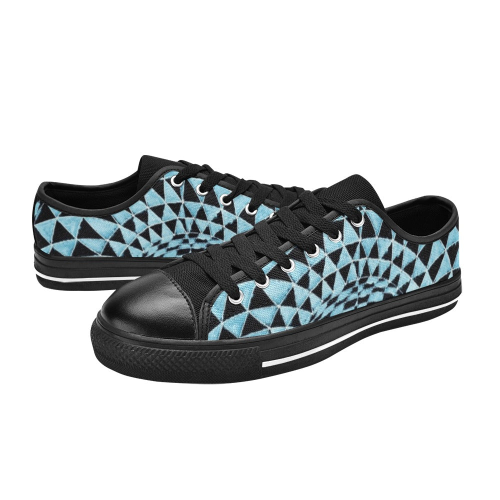 Celestine Aquila Canvas Women's Shoes (Model 018)