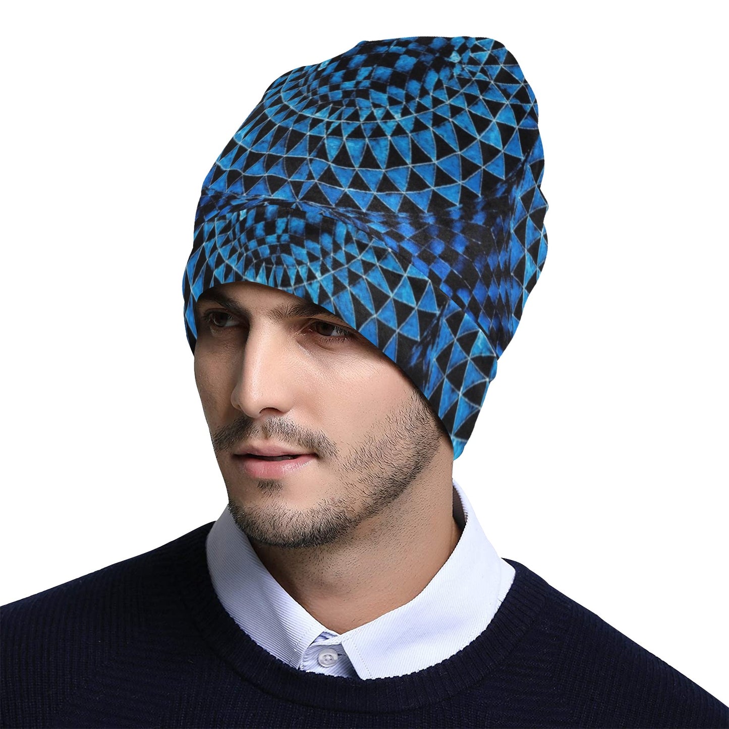 Lapis Lazuli All Over Print Beanie for Adults